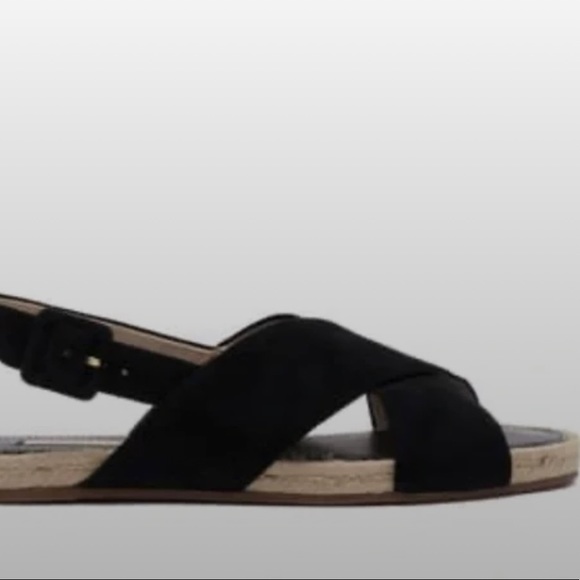 Louise et Cie Sandals Black Suede Isamarie Like New Size 7 So Stylish & Comfy! - Picture 2 of 5